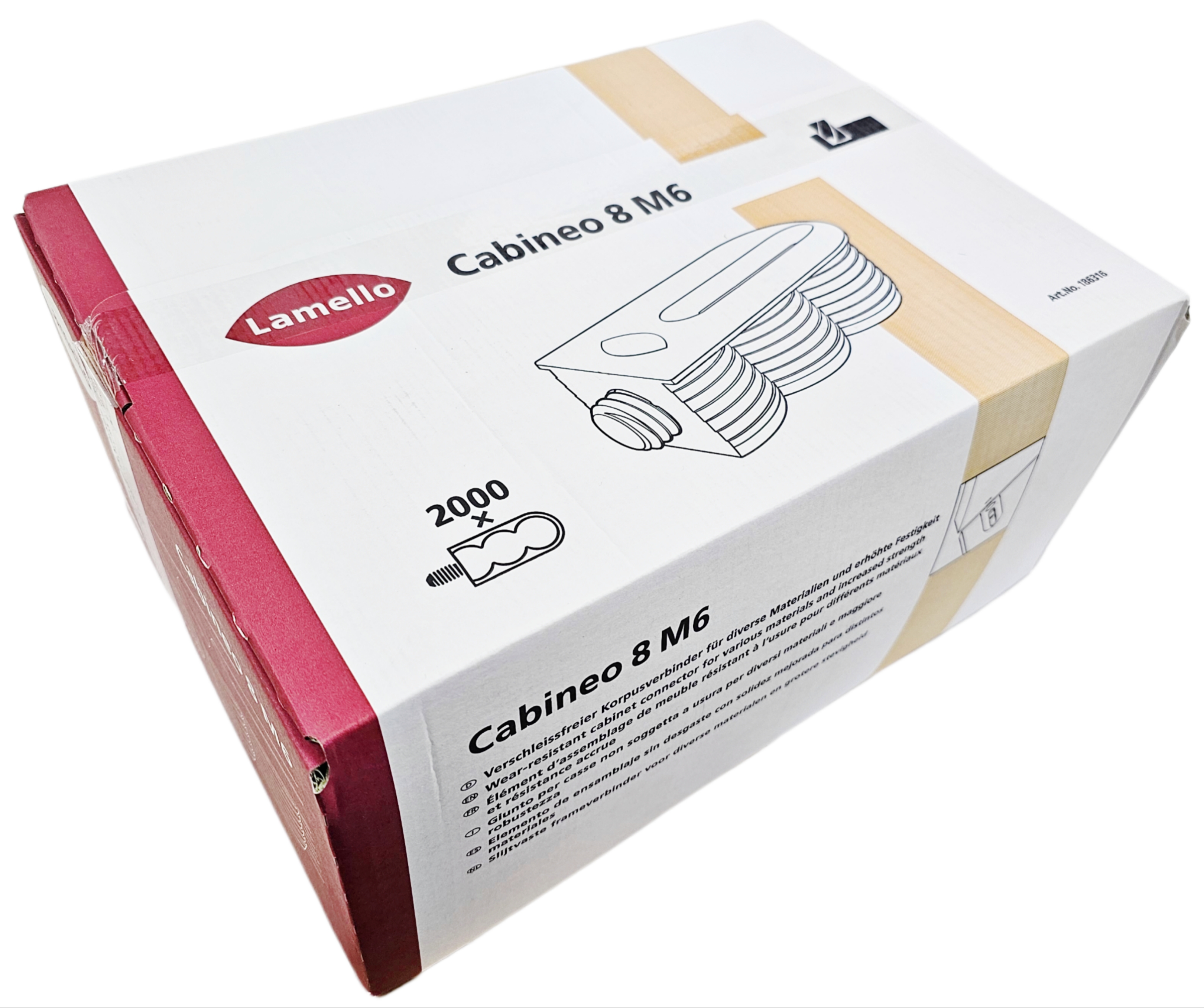Cabineo 8 M6 화이트 (캐비네오 8 M6) 2000개